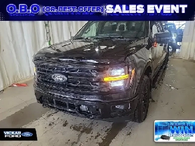 2024 Ford F-150 XLT 4WD 302A Black Edition 3.5L Eco Low Kms Image# 1