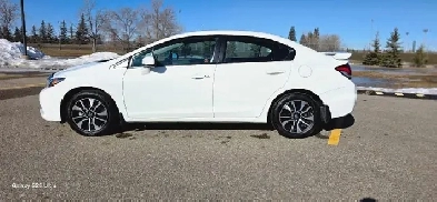 2014 honda civic sports ex taffeta white sedan Image# 1