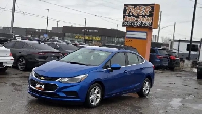 2016 Chevrolet Cruze LT, AUTO, 4 CYL, ONLY 156KMS, ALLOYS, CERTI Image# 1