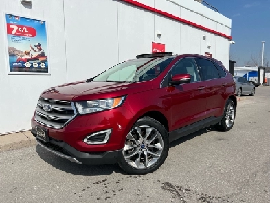 2016 Ford Edge TITANIUM AWD-PANOROOF-LEATHER-ONLY 118KMS-CERTI Image# 1
