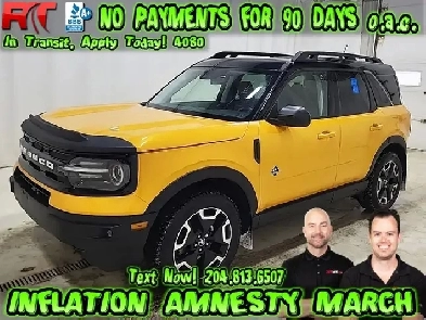 2022 Ford Bronco Sport OUTER BANKS 4WD - Backup Cam, Rear Defros Image# 1