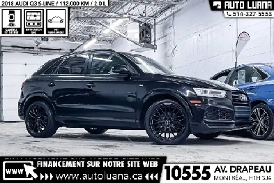 2018 AUDI Q3 Technik S-line AWD/TOIT/NAV/CAM/KEYLESS/ANGLE MORT Image# 1