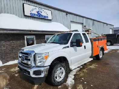 2012 Ford F350 Ext Cab Service Body 4X4 XLT 62L  Rebuilt Titl