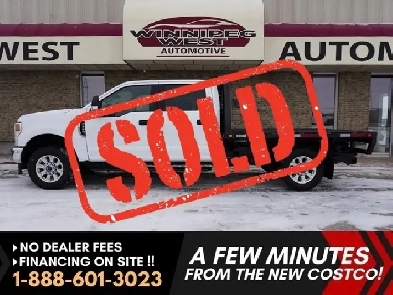 2022 Ford F-350 XLT 4WD Crew Cab | HEAVY DUTY FLAT DECK!! Image# 1