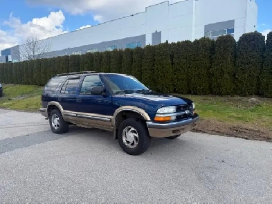 1999 CHEVROLET BLAZER 4WD AUTOMATIC AC LEATHER ALLOYS