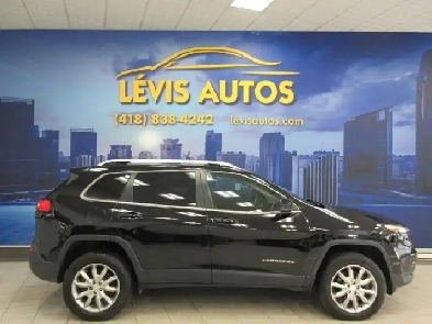 JEEP CHEROKEE 2018 LIMITED 4X4 V6 32L TOIT PANORAMIQUE BANC CUI