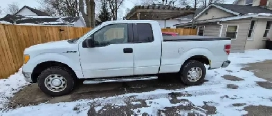 White Ford F150 Comes Safetied