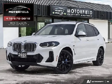 2022 BMW X3 xDrive30e AWD Plug In Hybrid M Sport PKG One Owner