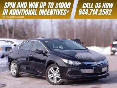 2018 Chevrolet Volt LT  Remote Start  Heated Steering Wheel
