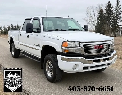 2007 GMC Sierra 2500 GFX SLT HD 4x4 LBZ Diesel VERY CLEAN