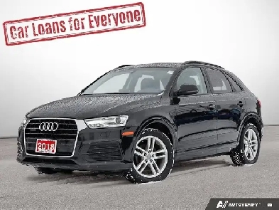 2018 Audi Q3 Progressiv  Quattro AWD  Pano Roof