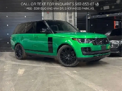 2020 Land Rover Range Rover HSE  Candy Green Vinyl Wrap  360