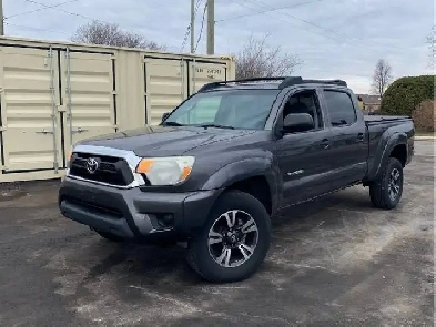 2013 TOYOTA TACOMA DOUBLE CAB 4X4 V6 LONG BOX  RARE FIND