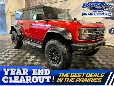 2024 Ford Bronco RAPTOR  BLACK APPEARANCE PACKAGE  360 CAMERA