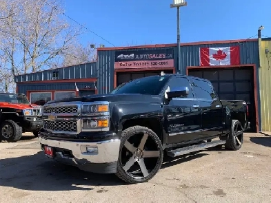 2015  SILVERADO CREW LTZ 4X4 LOW KMS CERTIFIED