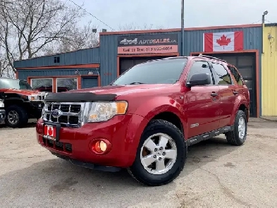 2008 FORD ESCAPE 1 OWNER LOW KMS CERTIFIED