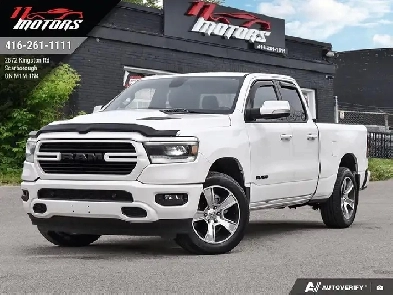 2019 Ram 1500 Sport 4x4 Quad Cab 6'4' Box | HEATED SEATS | REMOT Image# 1