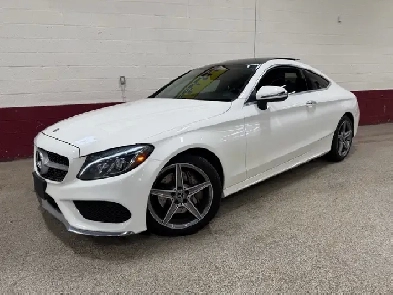 2018 MercedesBenz CClass C 300 4MATIC Coupe AMG PACKAGE  BLUE