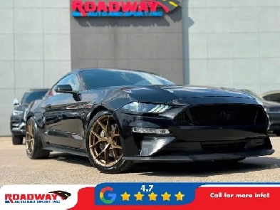 2021 Ford Mustang 6SPEED MANUAL  HEATED   COOLED SEATS  BA