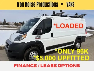 2020 Ram ProMaster Cargo Van 5000 UPFITTED ONLY 96K LOADED NIC