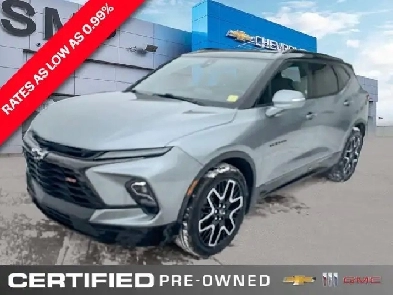 2024 Chevrolet Blazer RS  AWD  Sunroof  Heated Vented