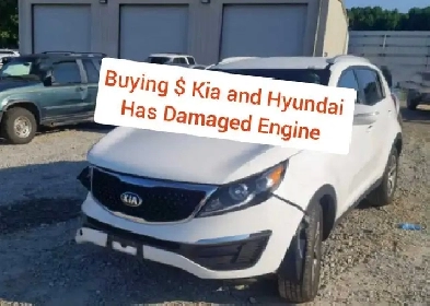 Wanted  Kia and Hyundai  with blown engine