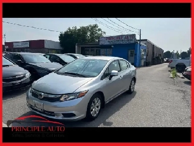 2012 Honda Civic LX 31KM CERTIFIED-WARRANTY Image# 1