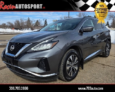 CERTIFIED 2024 NISSAN MURANO SV AWD  LEATHER  SUN  YORKTON