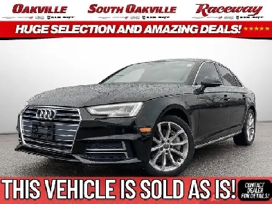 2018 Audi A4 PROGRESSIV  HEATED SEATS  WHOLESALE AS IS
