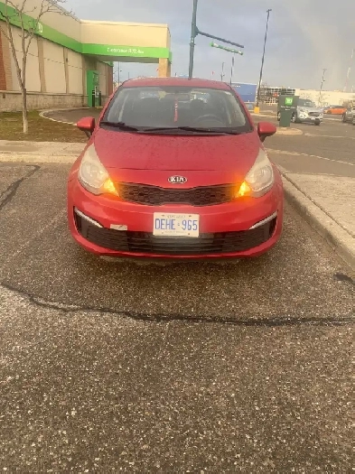 2016 Kia Rio red