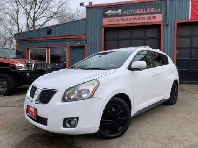 2009 PONTIAC VIBE TOYOTA MATRIX LOW KMS CERTIFIED 1 OWNER