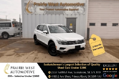 2021 Volkswagen Tiguan SEL AWD  Low KM