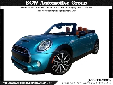 2019 MINI Convertible Cooper S Rare Manual Fully Certified WOW