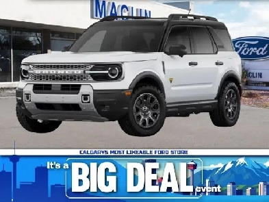 2026 Ford Bronco Sport BADLANDS  BADLANDS TECH PACKAGE