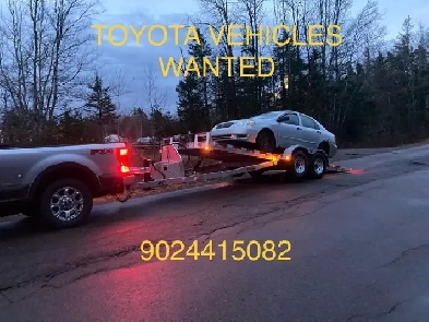 BUYING TOYOTA VEHICLES ANY CONDITION RUNNING OR NOT