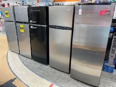 FRIGIDAIRE 75 CUFT STAINLESSS RED WHITE  BLACK REFRIGERATOR