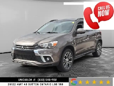 2018 Mitsubishi RVR GT AWC LOW KMS No Accidents Pano Sunroof Bac