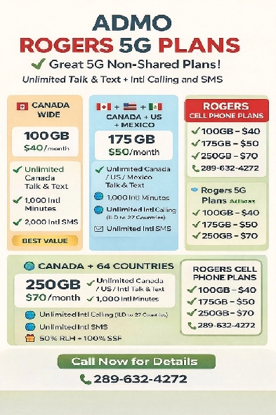 Canadas Best Cell Phone Plans at 40  CanUSA