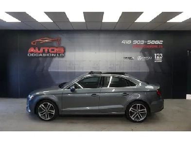 2018 Audi A3 TECHNIK 2.0 TFSI QUATTRO CUIR TOIT PANO GPS BANG & Image# 1