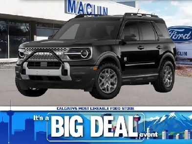 2026 Ford Bronco Sport Big Bend 4x4 | BLACK DIAMOND OFF-ROAD PAC Image# 1