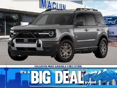 2026 Ford Bronco Sport Big Bend 4x4 | BLACK DIAMOND OFF ROAD PAC Image# 1