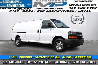 Chevrolet Express Cutaway 2500 CARGO ALLONGÉ / 44.000 KM CERTIFI Image# 1