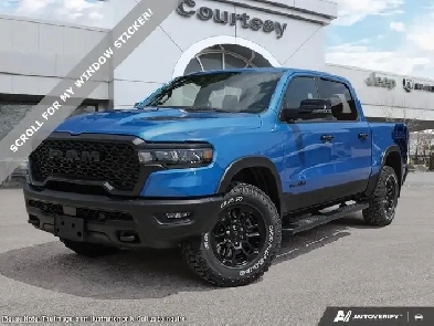 2026 Ram 1500 Rebel  HEATED FRONT SEATS  HEATED STEERING WHEEL