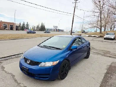 2010 Honda Civic Coupe EXL Manual Leather Heated Seats Sunroof