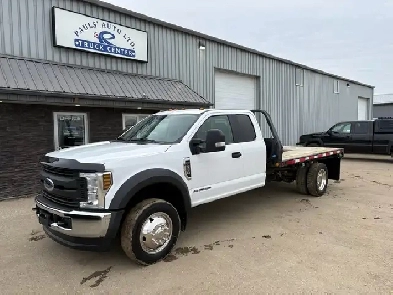 2019 Ford F550 Ext Cab Dually Flatbed 4X4 XLT 67L Rebuilt Tit