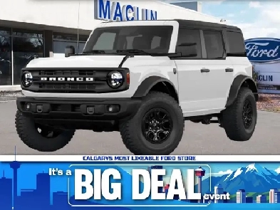2026 Ford Bronco BIG BEND | BLACK APPEARANCE PACKAGE | Image# 1