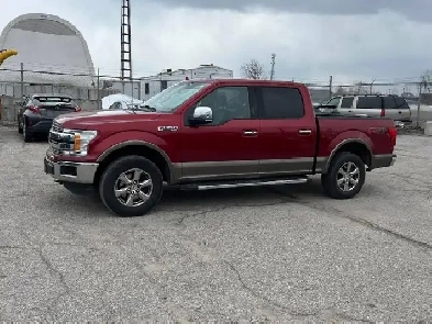 2018 FORD F150 LARIAT  SUPER CREW 4X4  CLEAN CARFAX