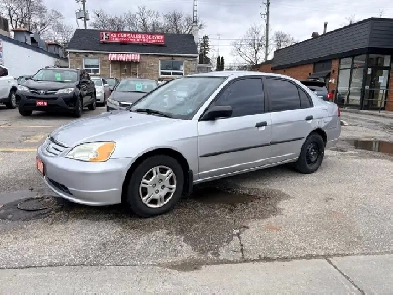 2001 Honda Civic DXG FWD Auto 17L Not Certified Sell As Is