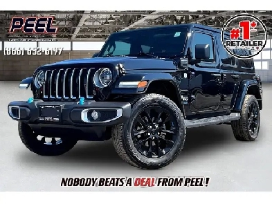 2023 Jeep Wrangler 4xe Sahara PHEV  Leather  Adv Safety  Alpi