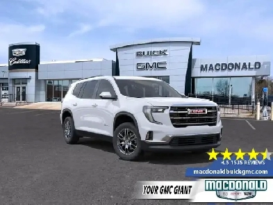 2026 GMC Acadia Elevation - $422 B/W Image# 1